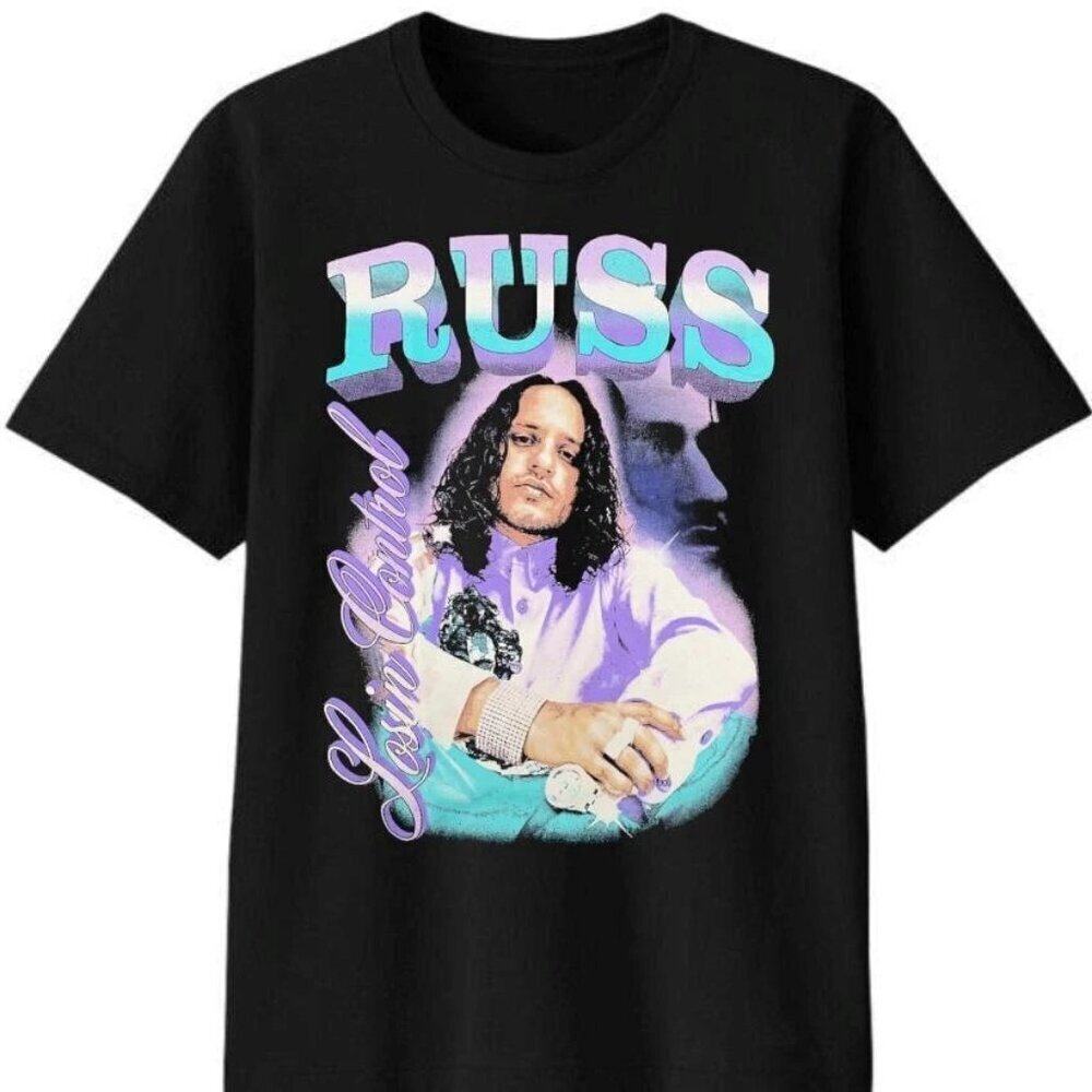 Russ Losin Control Graphic Tee Retro Music Inspired Streetwear Unisex T-Shirt
